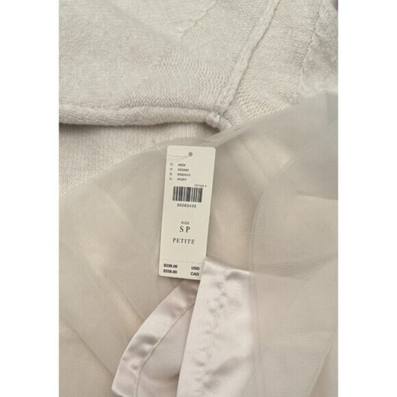 NWT Size SP -Anthro Long-Sleeve Turtleneck Tulle Twofer Mini Dress (NWT US$ 228) - Picture 9 of 16